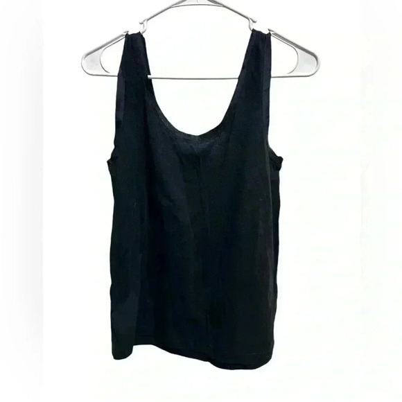 J. Crew black beaded tank top - Picture 2 of 3